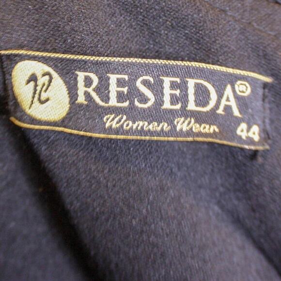 Reseda Sequin Gown Formal Black Silver Sparkle Floor Length Maxi Event - Picture 4 of 5